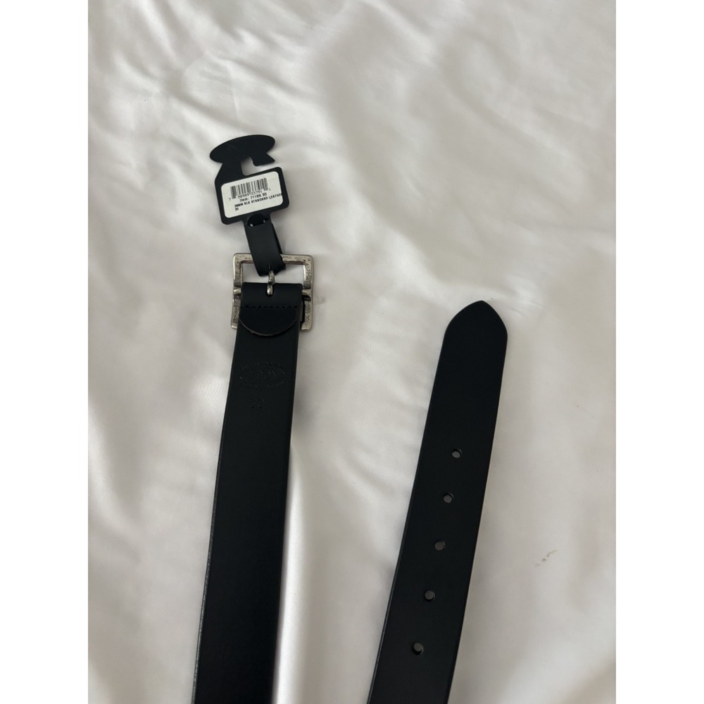 New Bison Design Leather Belt 30 Black 38mm Standard Heritage Americana Workwear - Picture 13 of 16